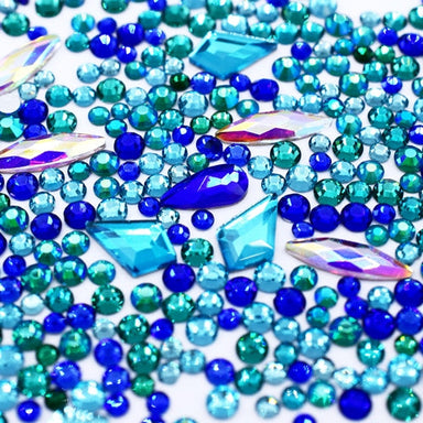 Estella Flat Back Crystals Non Hotfix Mix Genie - Bluestreak Crystals