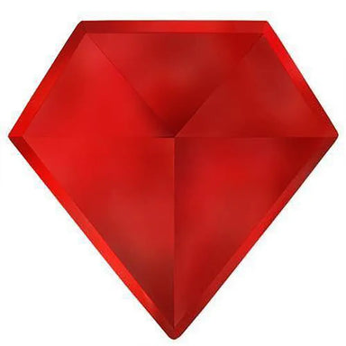 Estella Flat Back Shaped Rhinestones Non Hotfix Diamond Light Siam - Bluestreak Crystals