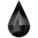 Estella Flat Back Shaped Rhinestones Non Hotfix Drop Jet - Bluestreak Crystals