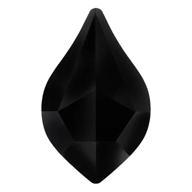 Estella Flat Back Shaped Rhinestones Non Hotfix Flame Jet - Bluestreak Crystals