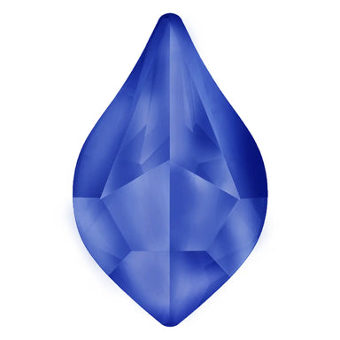 Estella Flat Back Shaped Rhinestones Non Hotfix Flame Sapphire - Bluestreak Crystals