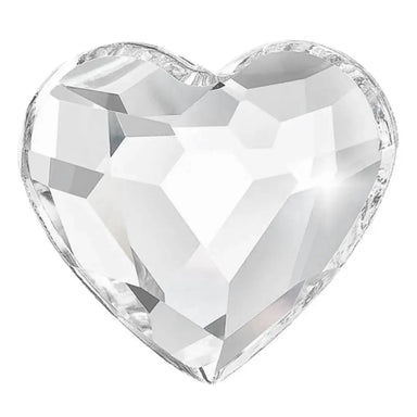 Estella Flat Back Shaped Rhinestones Non Hotfix Heart Crystal - Bluestreak Crystals