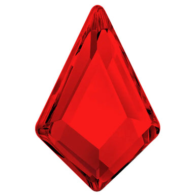 Estella Flat Back Shaped Rhinestones Non Hotfix Kite Light Siam - Bluestreak Crystals