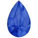 Estella Flat Back Shaped Rhinestones Non Hotfix Pear Sapphire - Bluestreak Crystals