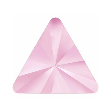 Estella Flat Back Shaped Rhinestones Non Hotfix Triangle Light Rose - Bluestreak Crystals