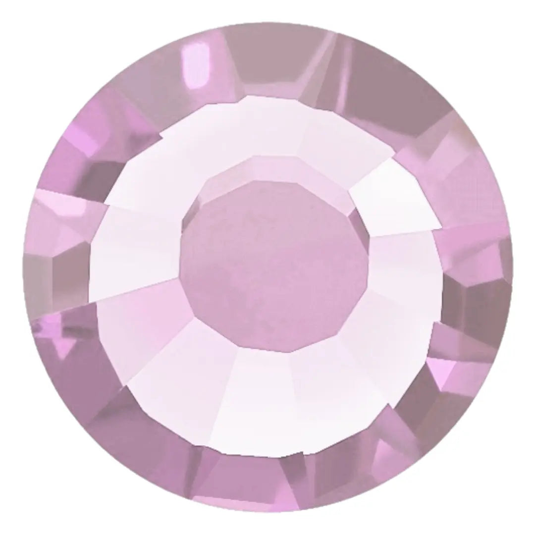 Estella Hotfix Flat Back Crystals Cyclamen Opal - Bluestreak Crystals