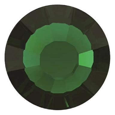 Estella Hotfix Flat Back Crystals Emerald - Bluestreak Crystals