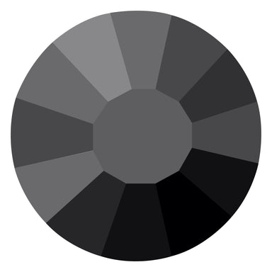 Estella Hotfix Flat Back Crystals Jet Hematite - Bluestreak Crystals