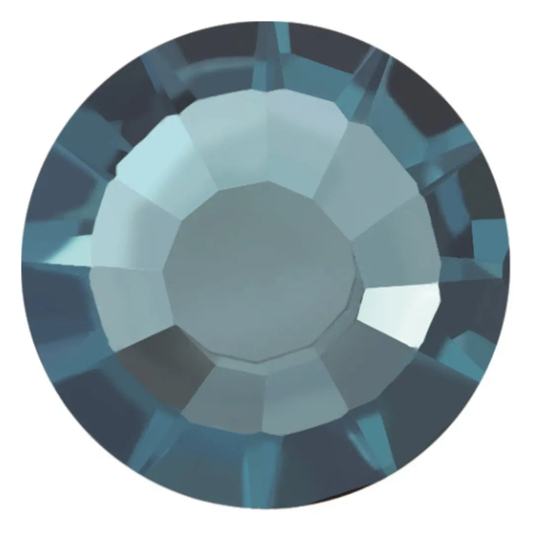 Estella Hotfix Flat Back Crystals Montana - Bluestreak Crystals