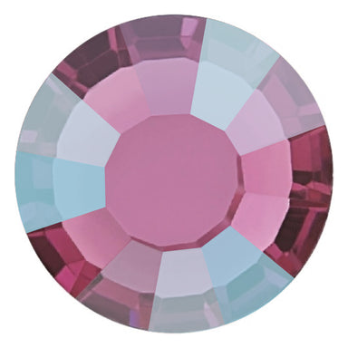 Estella Hotfix Flat Back Crystals Rose AB - Bluestreak Crystals