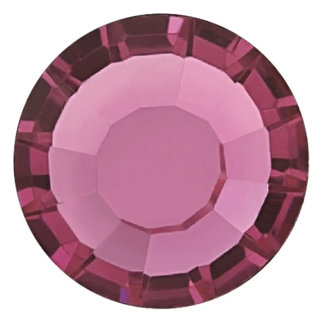 Estella Hotfix Flat Back Crystals Rose - Bluestreak Crystals
