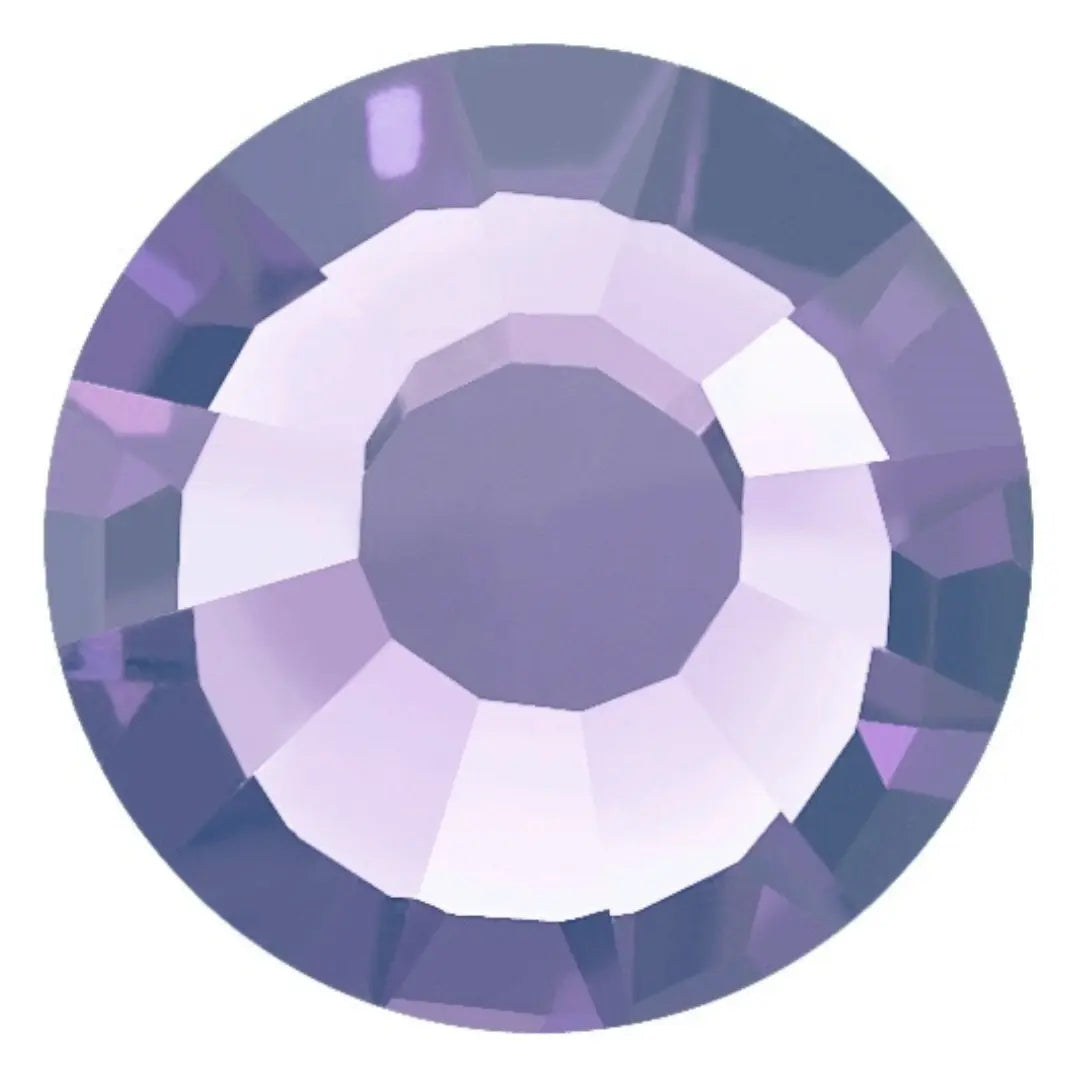 Estella Hotfix Flat Back Crystals Tanzanite - Bluestreak Crystals
